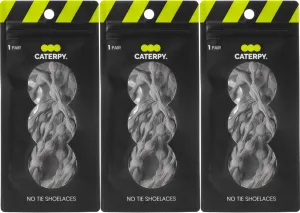 Caterpy Run - The Ultimate Elastic No Tie Shoelaces for Adults & Kids (3 & 6 Pack)
