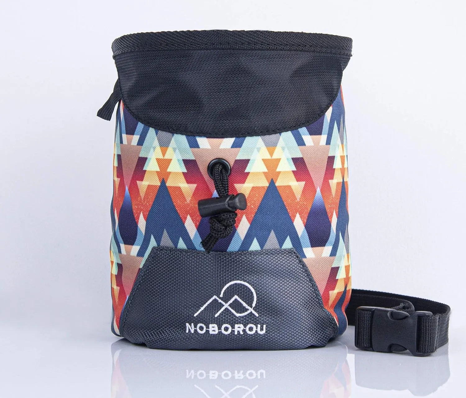 Chalk Bag for Rock Climbing   Crossfit   Weightlifting | Bouldering Chalk Bag | Wide Opening | Large Zippered Pocket | Adjustable and Removable Belt