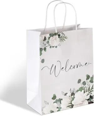 Chinco 36 Pcs Welcome Bags for Wedding Guests Bulk Wedding Welcome Gift Bags Stuffers with Handles for,Craft,Birthday Party Favors Supplies,Packaging,Retail