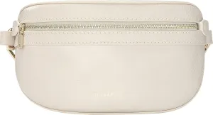 Chrysansmile Genuine Leather Belt Bag Crossbody Fanny Packs for Women Men White Fashion Waist Packs
