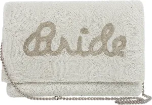 Clutch Purse for Wedding Day Beaded Clutch Purse Bachelorette Party Bridal Shower,Engagement Gifts & Bride To Be