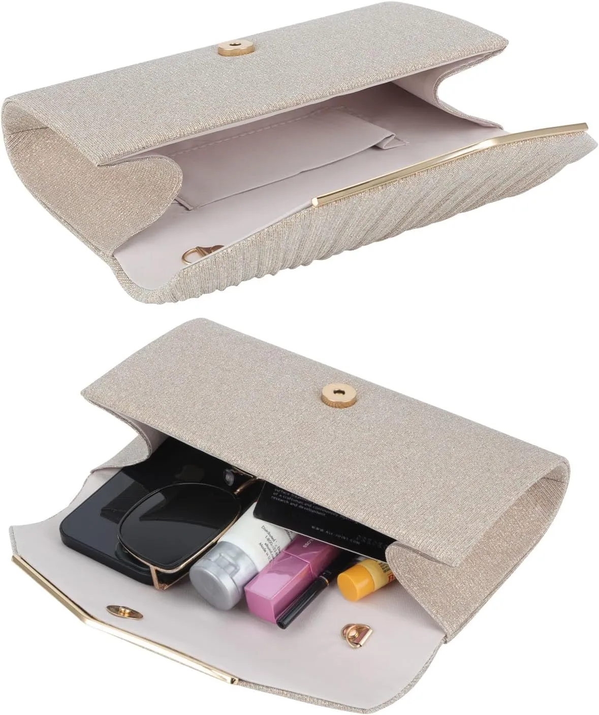 Clutch Purse for Women Party Evening Bag Formal Wedding Cocktail Prom Handbag Elegant Money Purse