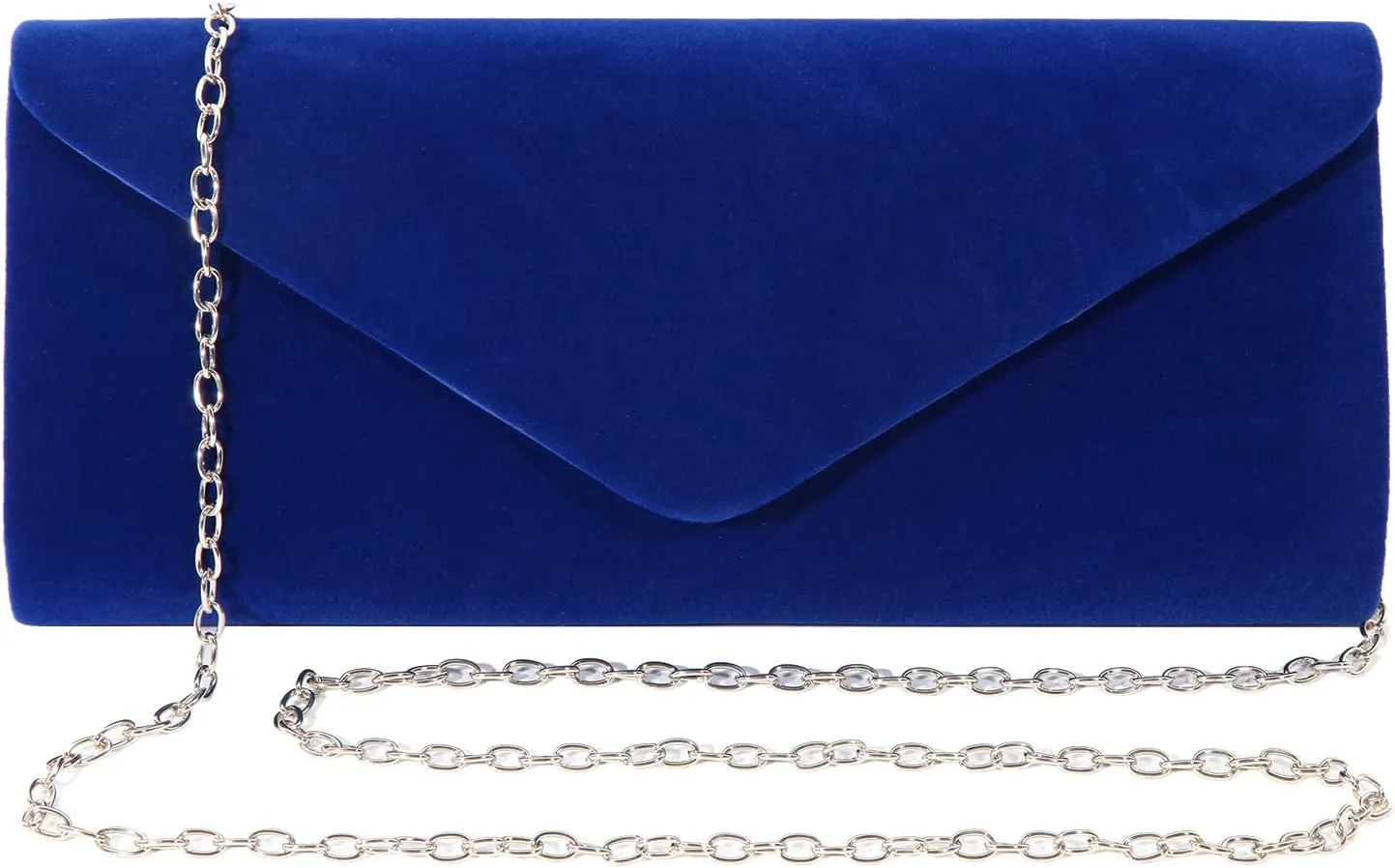 Clutch Purses Evening Bag for Women Party Prom Black-Tie Events Velvet Handbag Shoulder Cross Body Bag With Detachable Chain