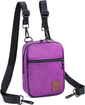 Convertible Crossbody Bag for Men/Women,Adjustable Waist/Shoulder/Backpack with 2/3 Strap,Everyday Essentials Carrier
