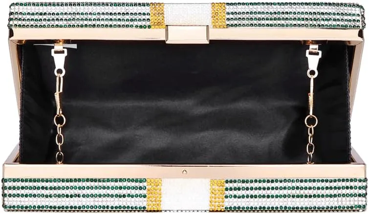 Covelin Dollar Clutch Purse for Women from, Rhinestone Evening Handbag Money Bag