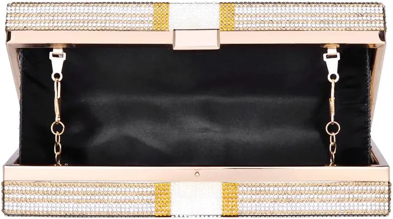Covelin Dollar Clutch Purse for Women from, Rhinestone Evening Handbag Money Bag
