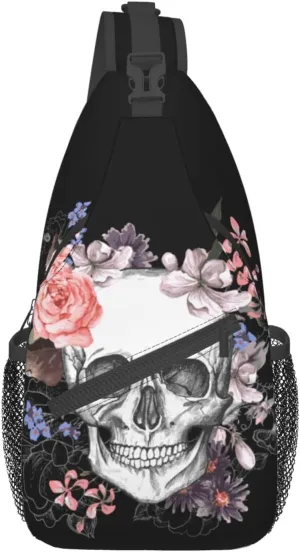 Cow Print Sling Bag Crossbody Sling Backpack Travel Hiking Daypack Chest Bags Shoulder Bag For Women Men