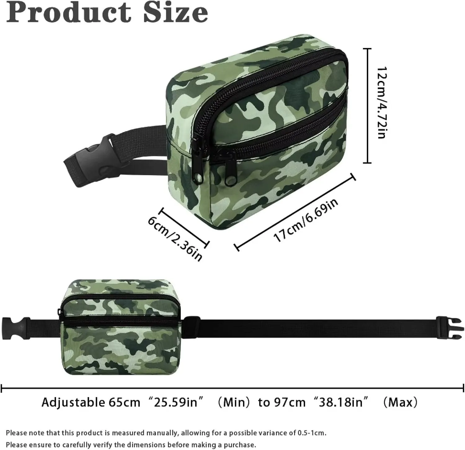 Cozeyat Green Camo Kids Fanny Pack Boys Fanny Pack for Kids 4-6 6-9 Toddler Stuff Purse Pouch Boy 2-4 age 3-5 Children Waist Pack Kids Belt Bag Crossbody Sling Bad for Little Boys Hip Pack 6-8