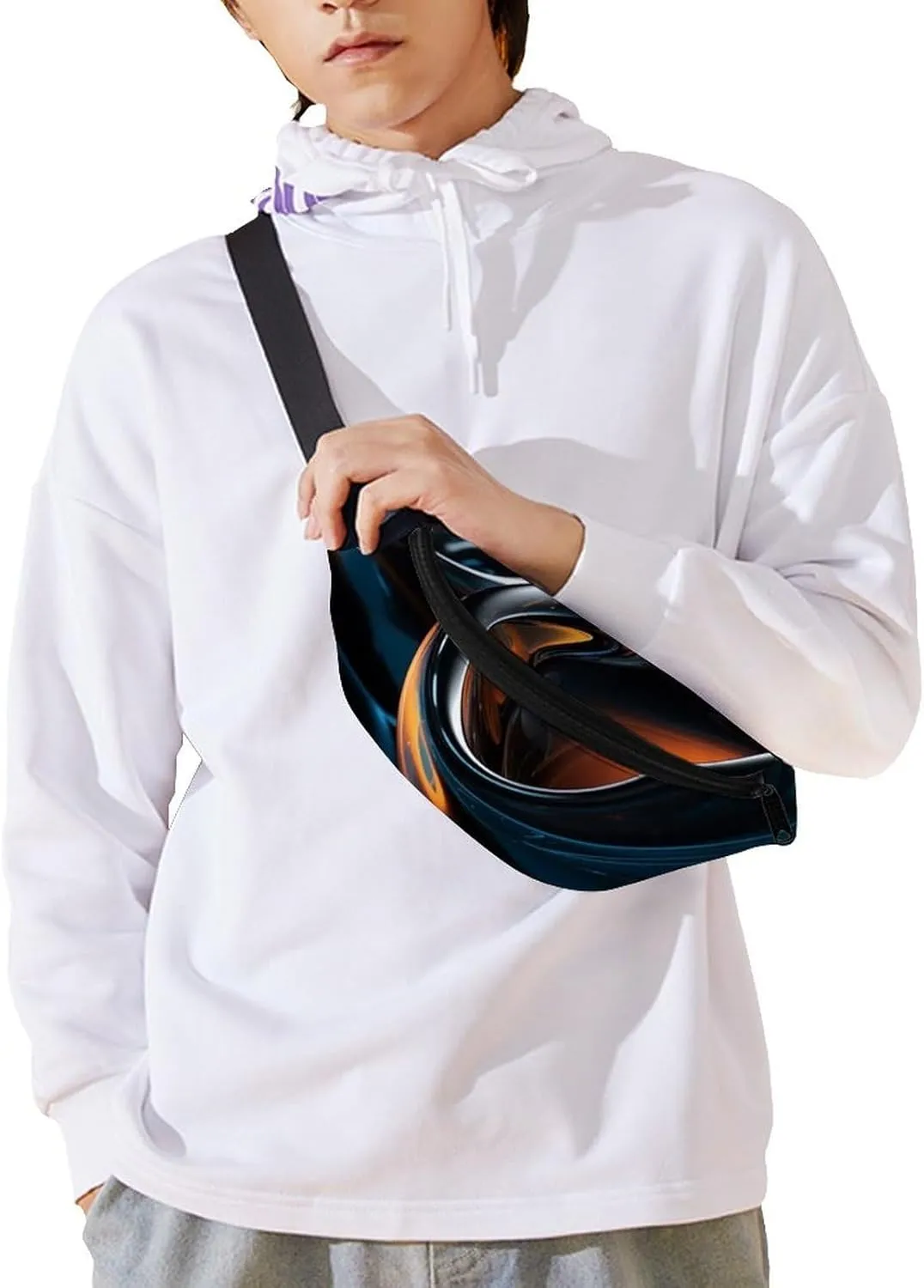 Craft Decorations Fanny Pack for Women Men Waist Bag Waterproof Belt Bag with Adjustable Strap