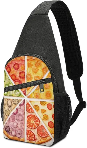 Crossbody Bag for Women Men Sling Bag Wild Elk Chest Bag Crossbody Adjustable Shoulder Bag