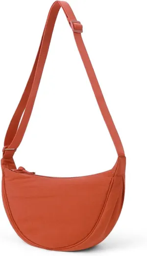 Crossbody Bag Hobo Sling Crescent Bag Women Men Trendy Small Shoulder Bag Purse Dumpling Bag Casual Handbag Adjustable Strap