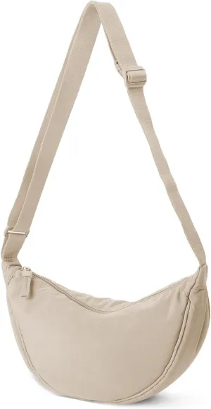 Crossbody Bag Hobo Sling Crescent Bag Women Men Trendy Small Shoulder Bag Purse Dumpling Bag Casual Handbag Adjustable Strap