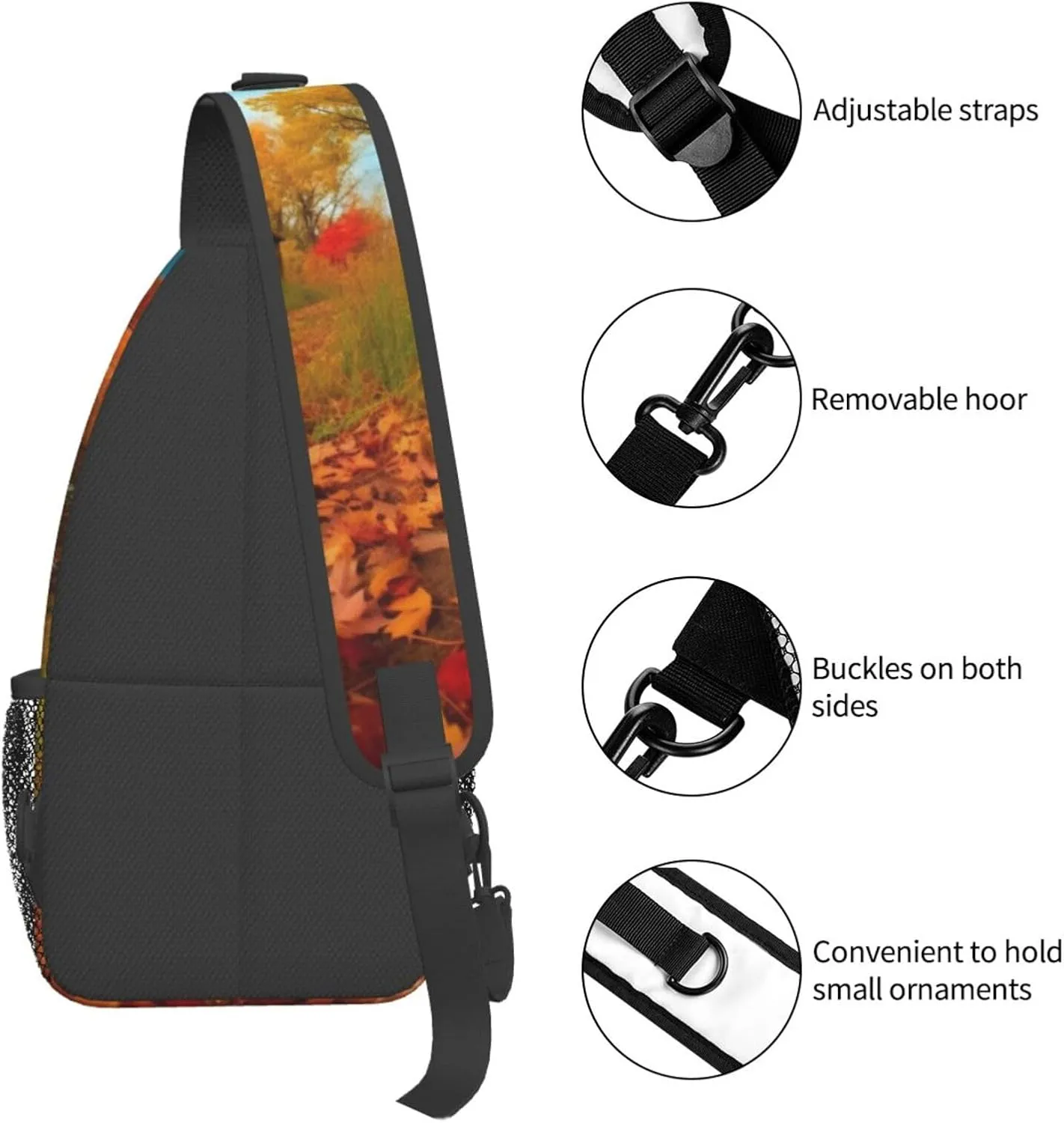 Crossbody Bags for Women Men Trendy Sling Bag Casual Chest Bag Grand canal in Italy Shoulder Bag for Travel Sport