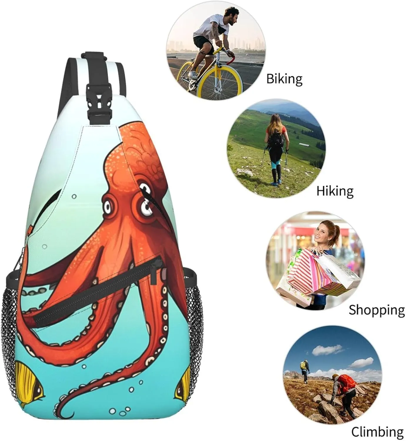 Crossbody Bags for Women Men Trendy Sling Bag Casual Chest Bag Grand canal in Italy Shoulder Bag for Travel Sport