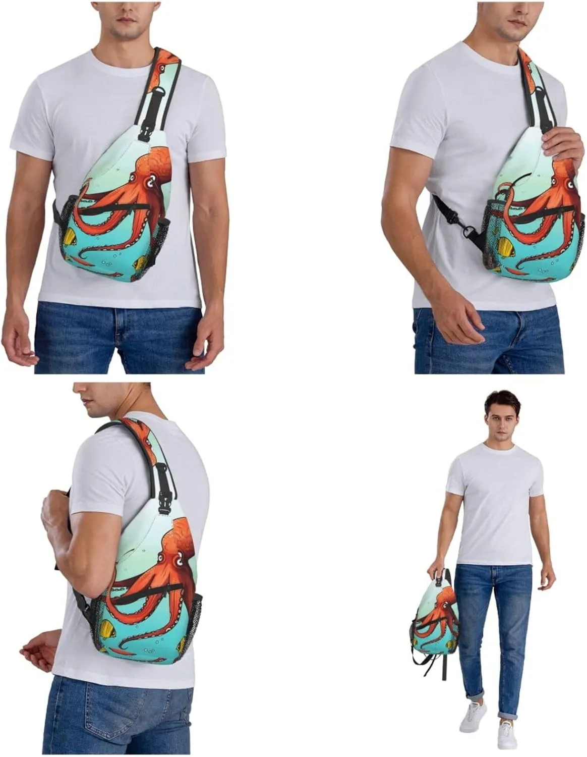 Crossbody Bags for Women Men Trendy Sling Bag Casual Chest Bag Grand canal in Italy Shoulder Bag for Travel Sport