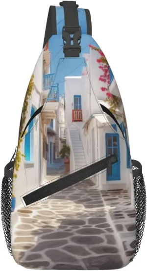 Crossbody Bags for Women Men Trendy Sling Bag Casual Chest Bag Halloween Night Sky Shoulder Bag for Travel Sport