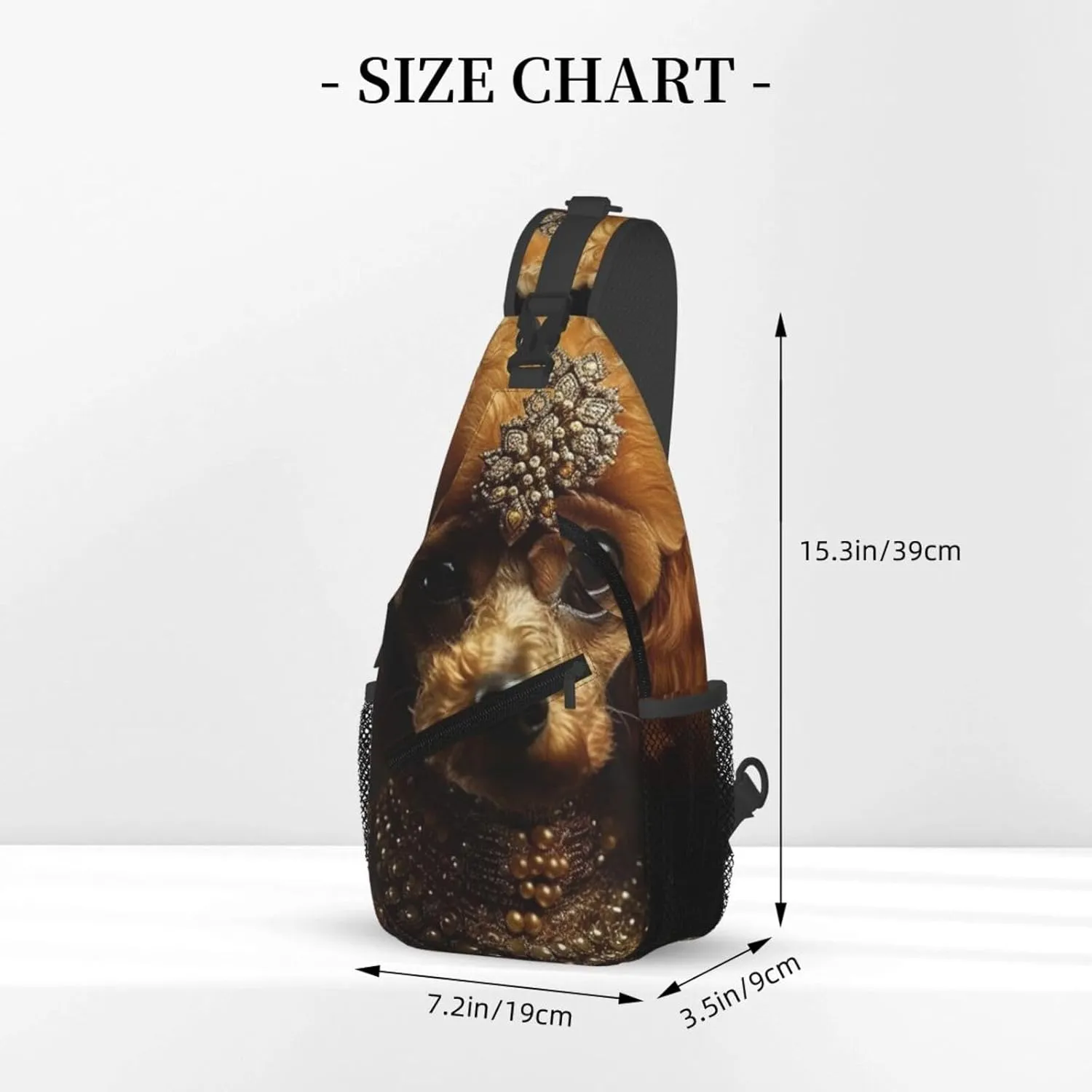 Crossbody Bags for Women Men Trendy Sling Bag Casual Chest Bag Moon Flowers and Butterflies Shoulder Bag for Travel