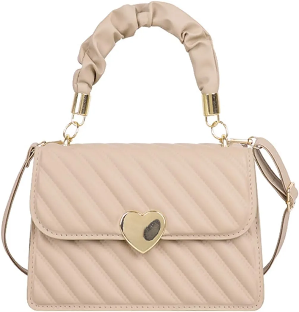 Crossbody Bags for Women PU Leather Casual Shoulder Bags Purse Fashion Small Handbags Lolita Sweet Messenger Bag