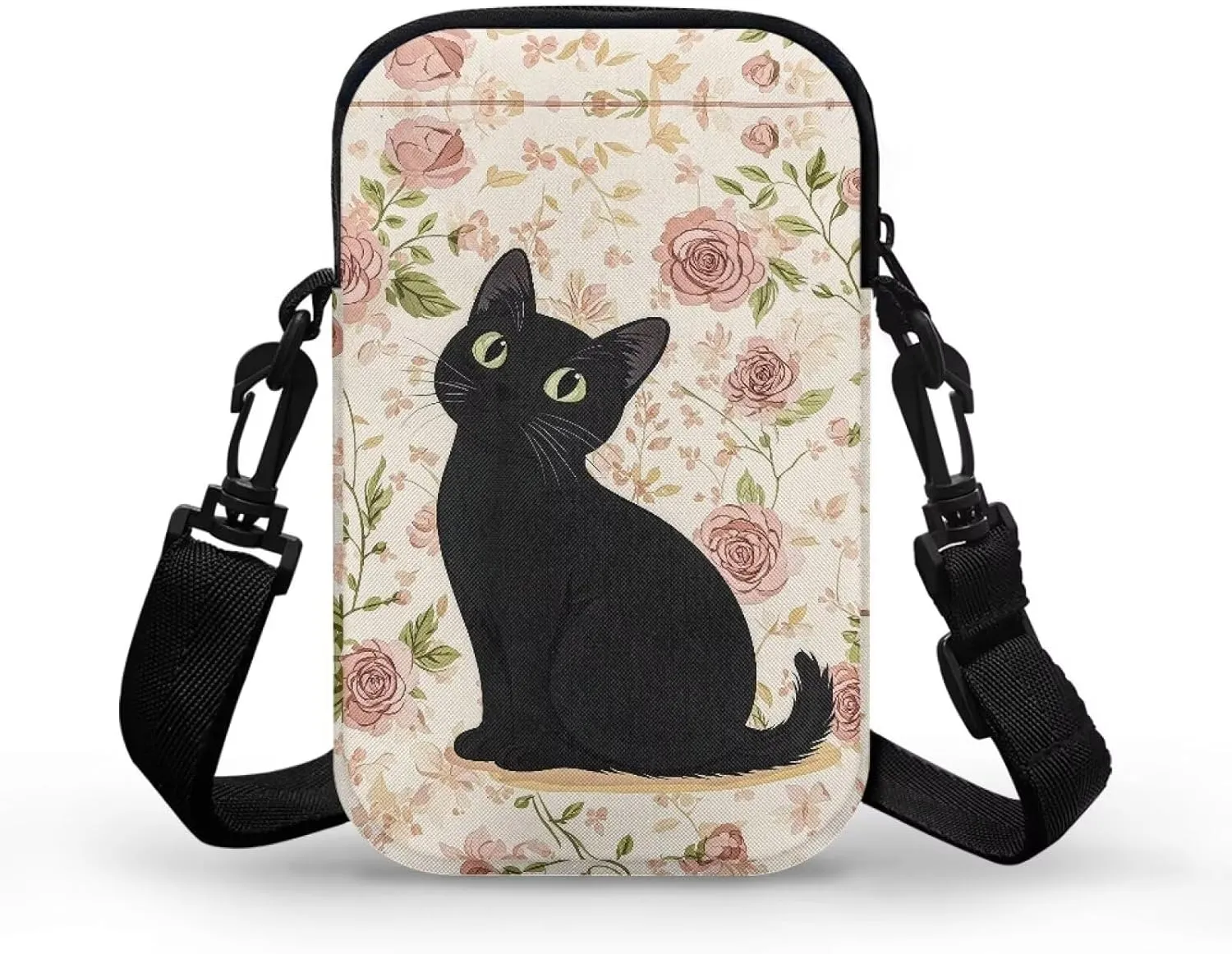 Crossbody Bags Messenger Bags Waist Bags Mini Shoulder Bags for Women and Men Removable Shoulder Strap Zipper Bags