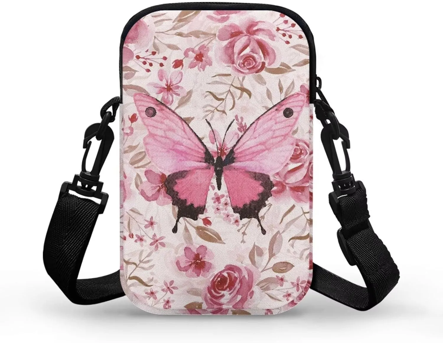 Crossbody Bags Messenger Bags Waist Bags Mini Shoulder Bags for Women and Men Removable Shoulder Strap Zipper Bags
