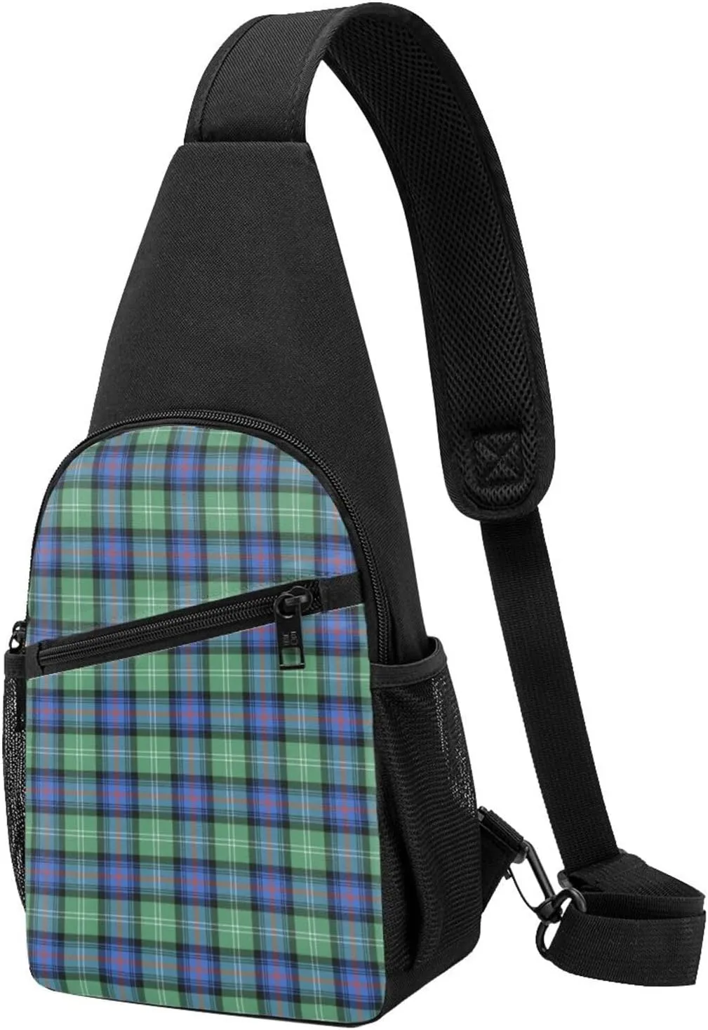 Crossbody Sling Backpack Sutherland Old Ancient Tartan Shoulder Chest Bag Daypack for Traveling Sport