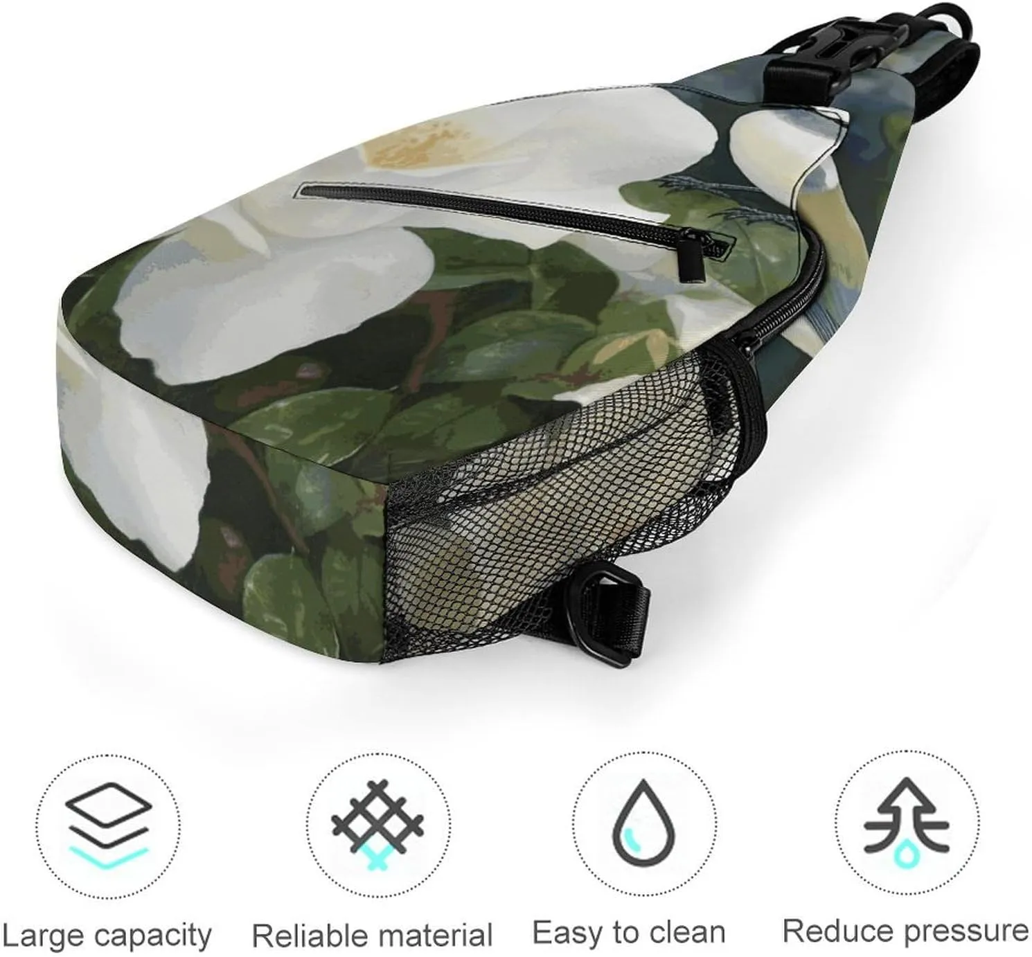 Crossbody Sling Bag Cat Under Blanket Backpack Sling Bag Travel Hiking Chest Bag Shoulder Bag Daypack