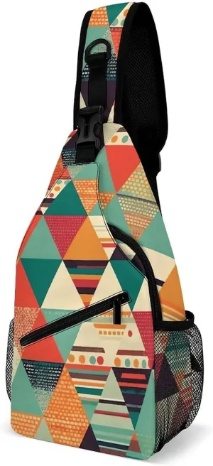 Crossbody Sling Bag Cat Under Blanket Backpack Sling Bag Travel Hiking Chest Bag Shoulder Bag Daypack