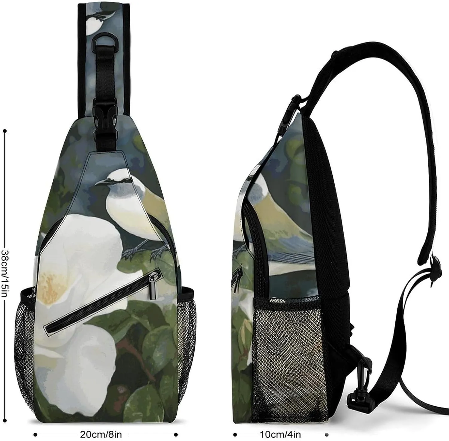 Crossbody Sling Bag Cat Under Blanket Backpack Sling Bag Travel Hiking Chest Bag Shoulder Bag Daypack