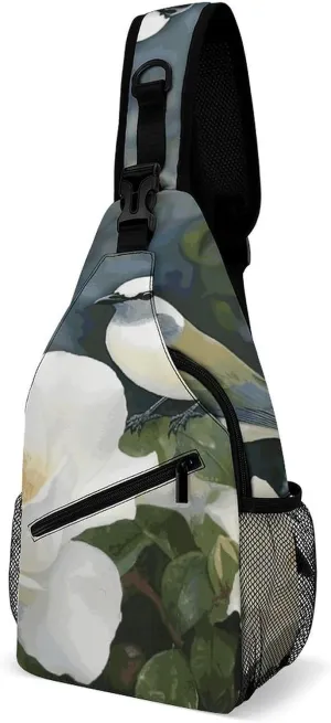 Crossbody Sling Bag Cat Under Blanket Backpack Sling Bag Travel Hiking Chest Bag Shoulder Bag Daypack