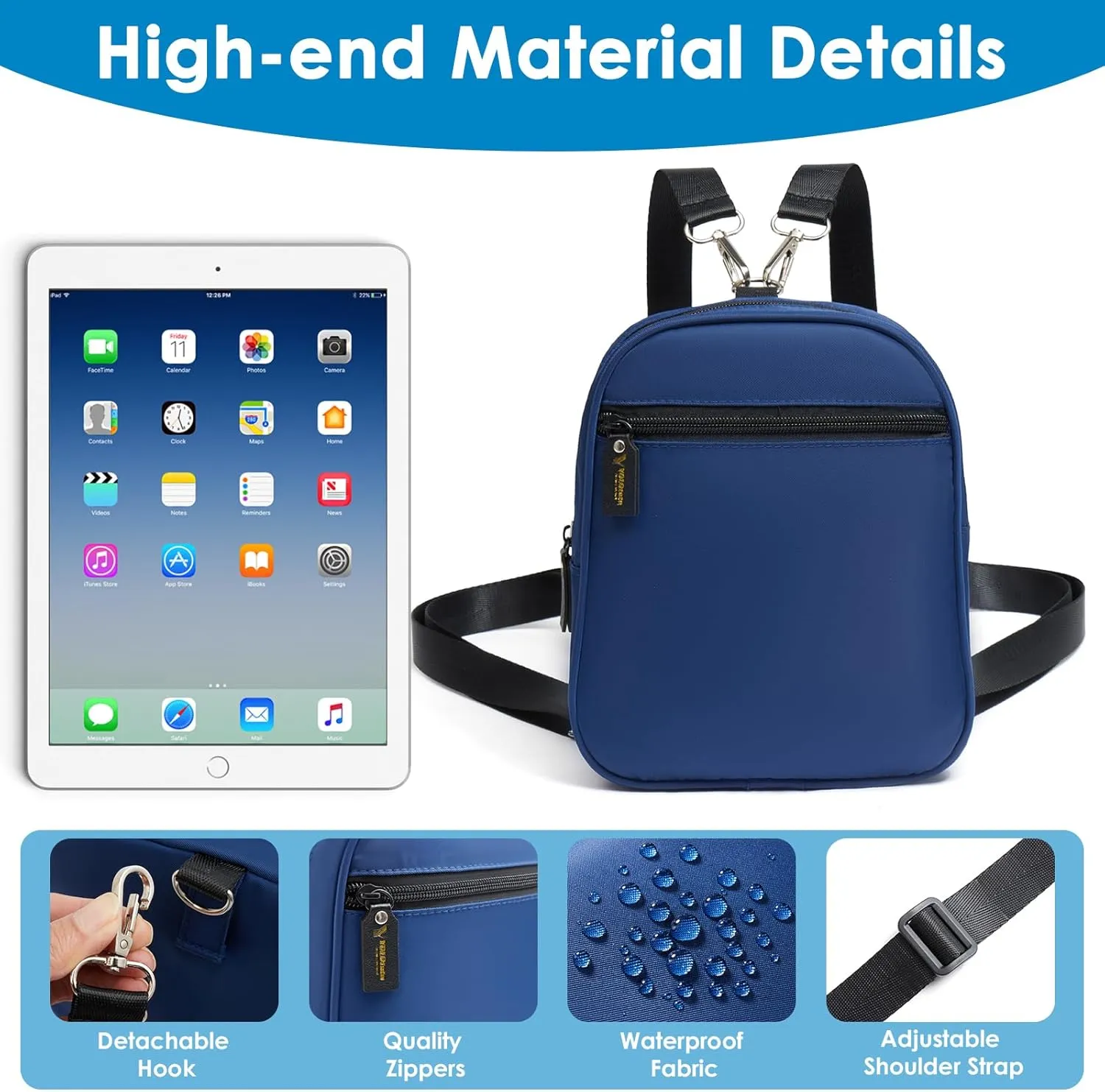 Crossbody Sling Bag for Women Purse Crossbody Sling Backpack Unisex Casual Cross Body Trave Adjustable Strap
