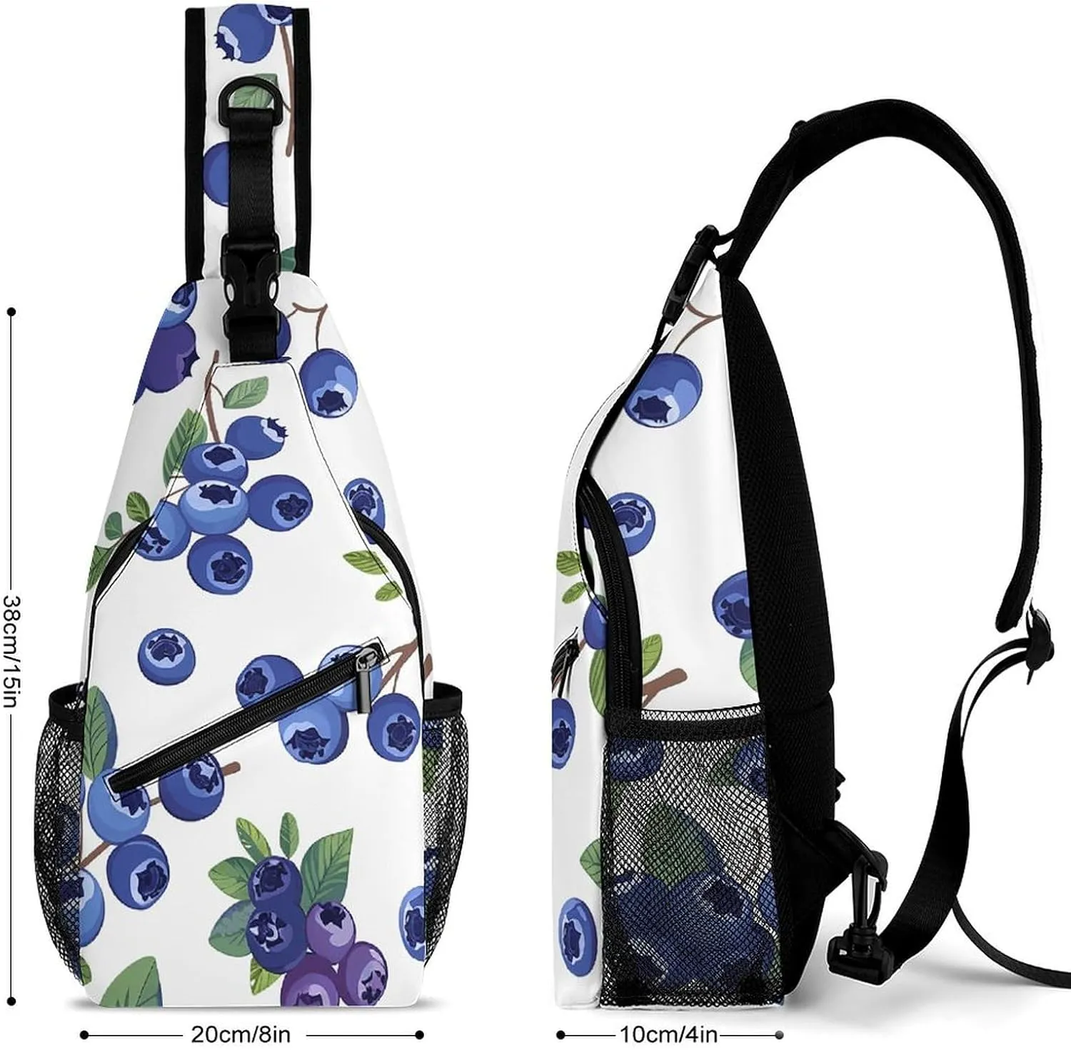 Crossbody Sling Bag Guitar Backpack Sling Bag Travel Hiking Chest Bag Shoulder Bag Daypack