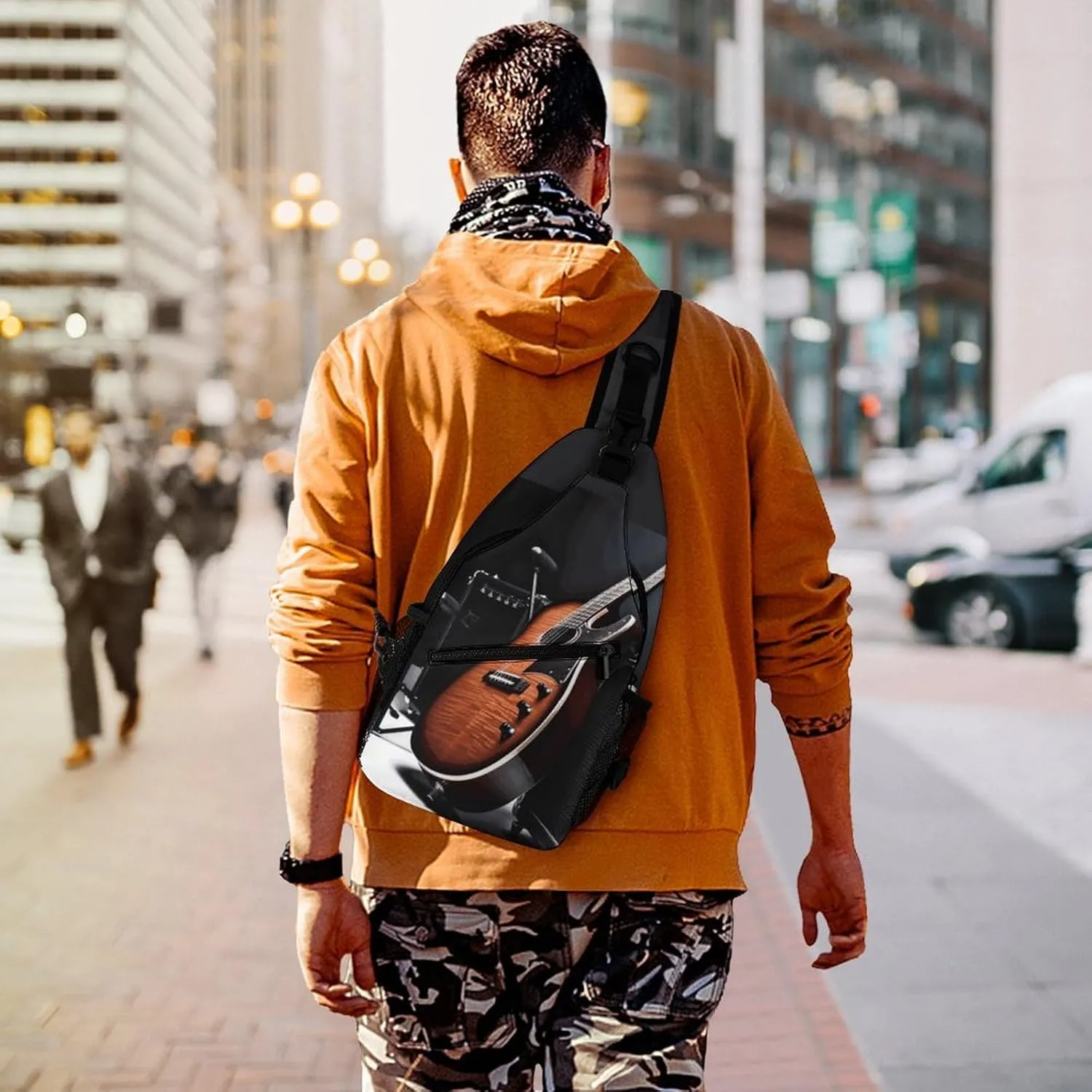 Crossbody Sling Bag Rocks And Pebbles Backpack Sling Bag Travel Hiking Chest Bag Shoulder Bag Daypack