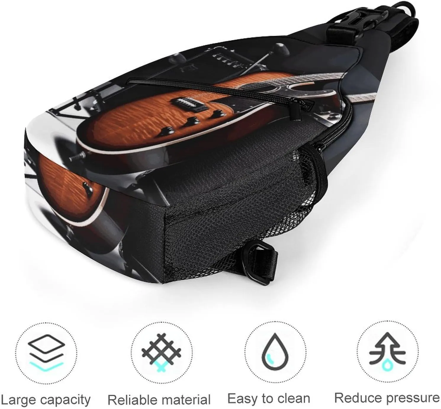 Crossbody Sling Bag Rocks And Pebbles Backpack Sling Bag Travel Hiking Chest Bag Shoulder Bag Daypack