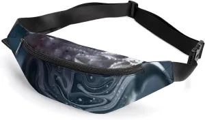 Cup of Cream Fanny Pack for Women Men Waist Bag Waterproof Belt Bag with Adjustable Strap