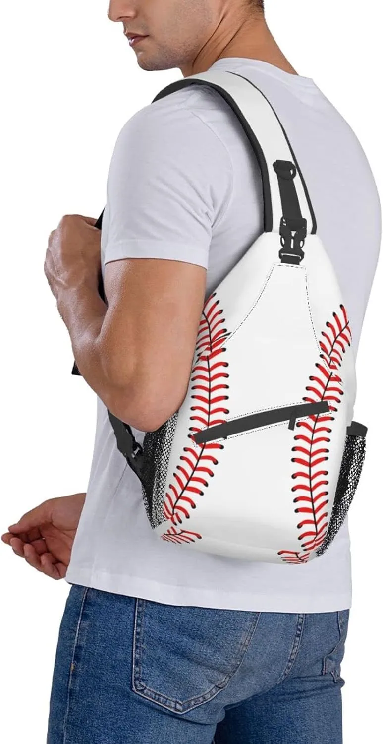 Custom Printed Sling Bag for Women Men Crossbody Shoulder Backpack Chest Bags Gym Travel Hiking Casual Daypack