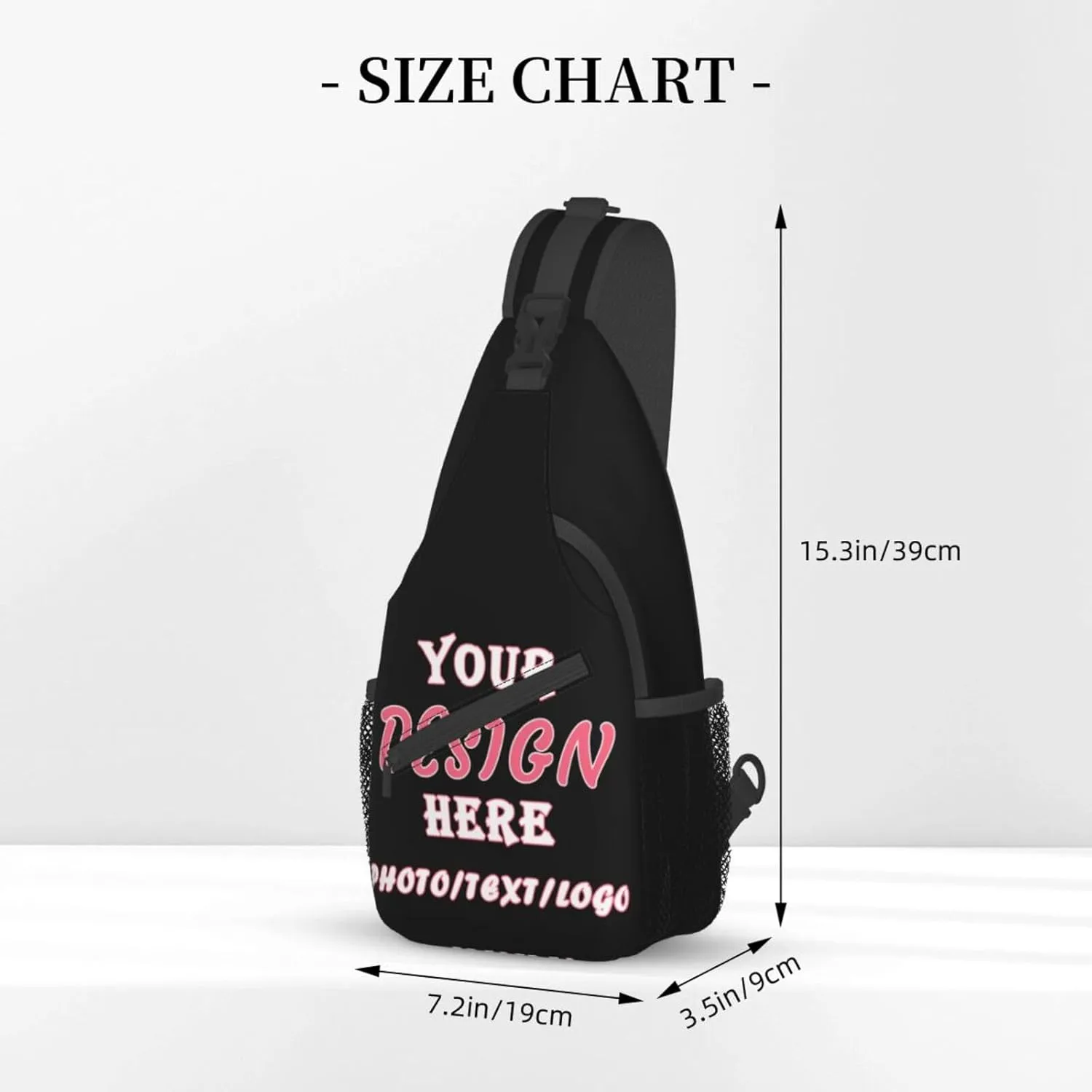 Custom Sling Bag,Personalized Sling Bag With Image Text,Crossbody Bags Sling Bags Fanny Pack For Men Women