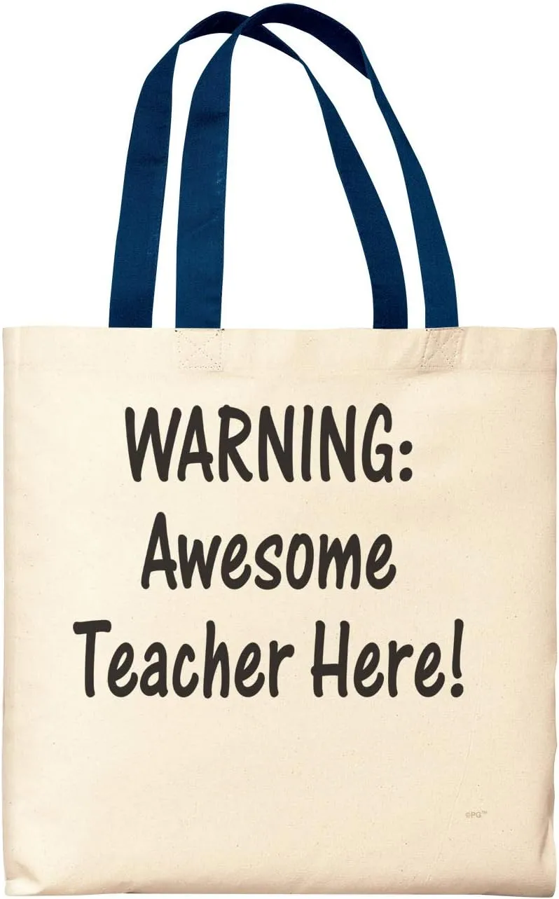 Custom Tote Bags for Women & Men Your Text Here Three Lines Message Bag Personalized Canvas Tote Bag