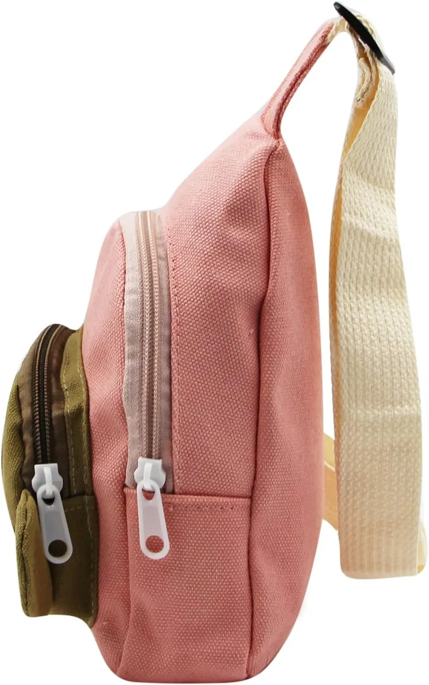 Cute Sling Bag Small Chest Bag Cartoon Monkey Sling Daypack Cute Cossbody Sling Bag Coin Purse Small Cute Purse Fanny Pack