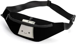Cute Teabag Crossbody Fanny Pack Waist Packs Adjustable Shoulder Bags Sling Bag for Hiking Running Cycling
