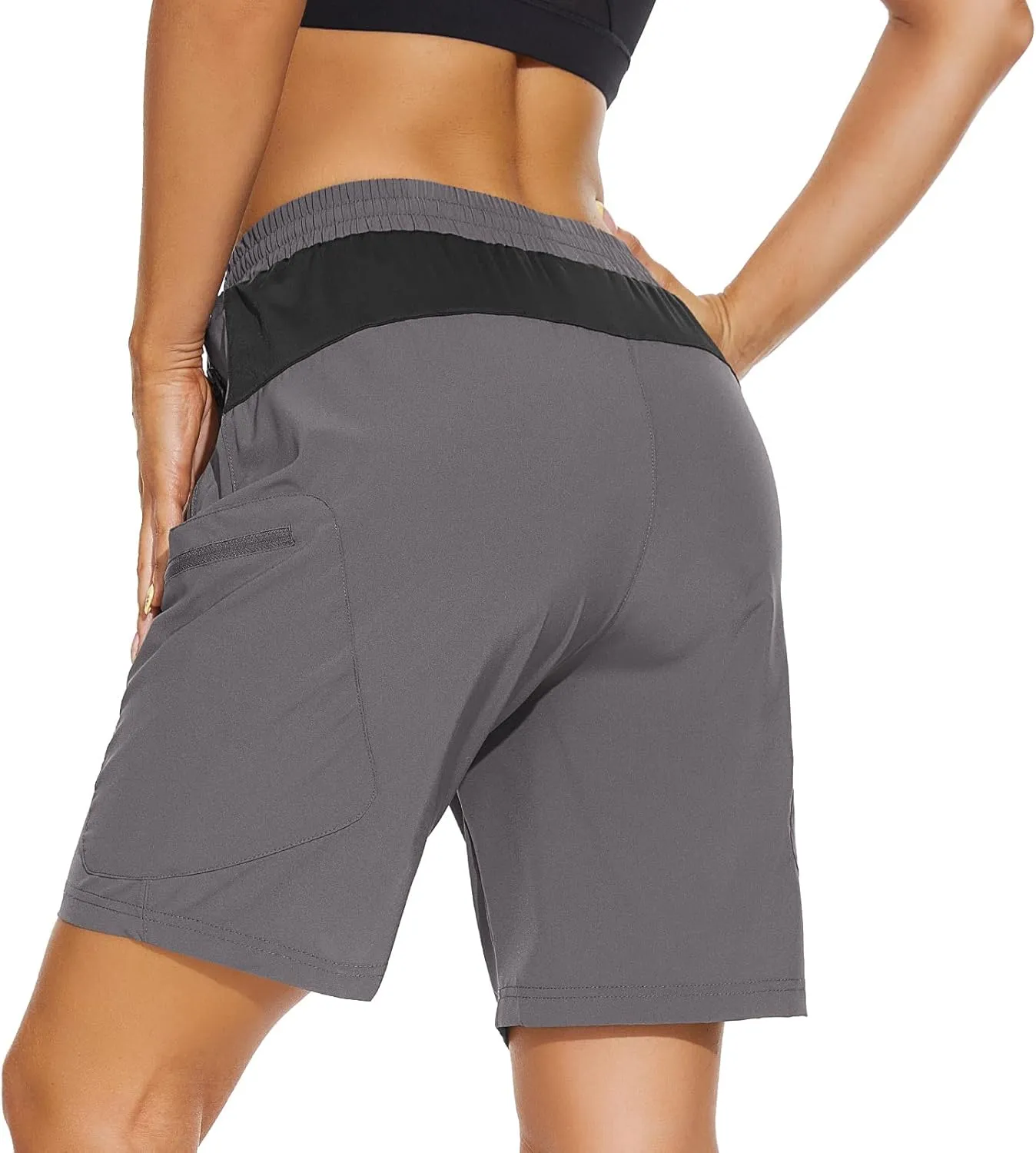 Cycorld Women's-Mountain-Bike-Shorts, Cycling Padded Biking Shorts with Pocket