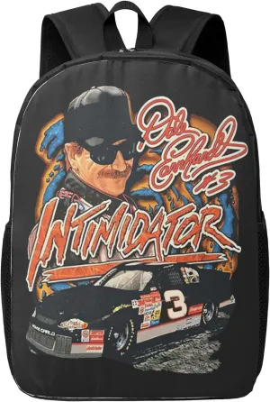 Dale Racer Earnhardt Lightweight Backpack Travel Laptop Bag Casual Backpack Classic Daypack for Men & Women