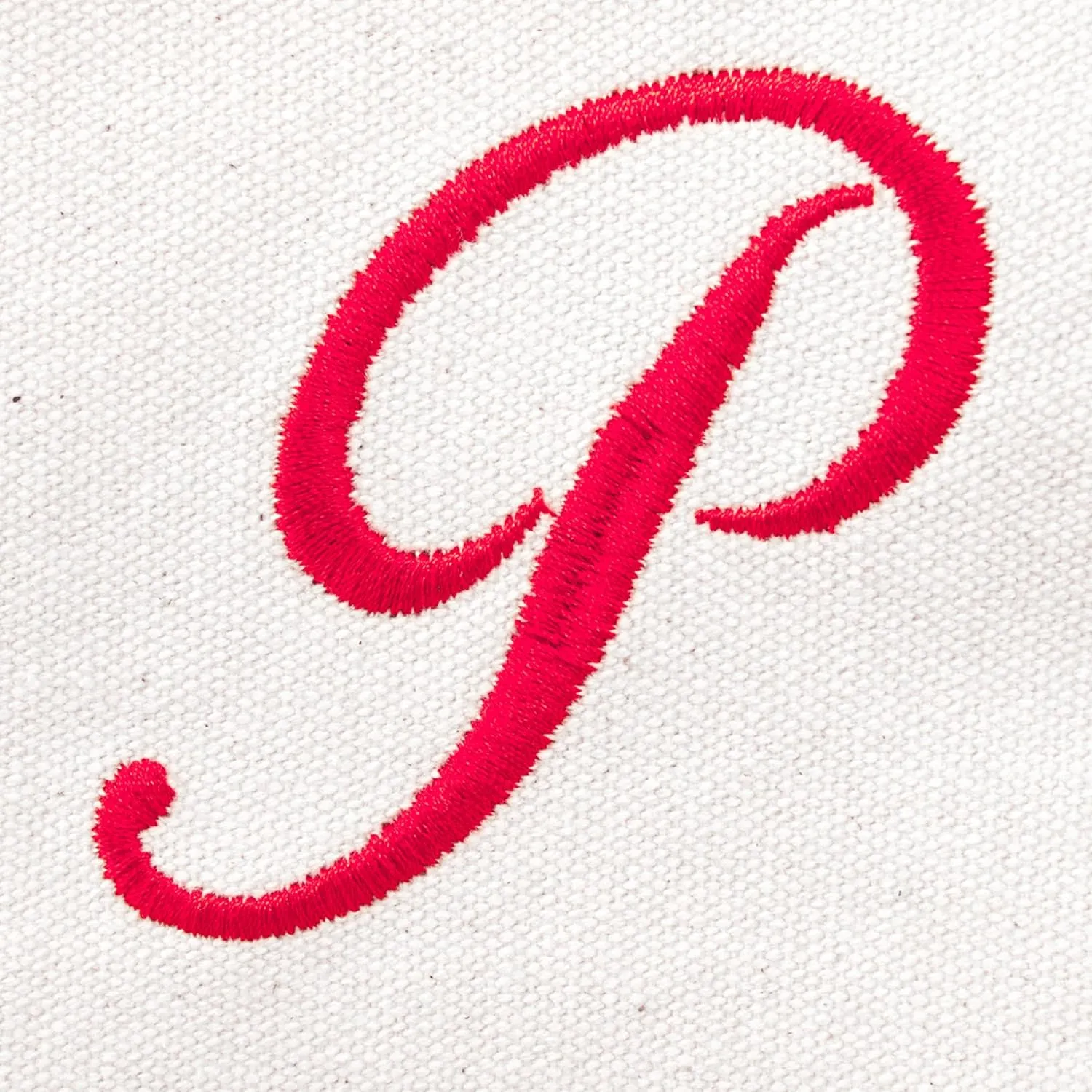 DALIX Beach Tote Bag Shoulder Bags Striped Monogrammed Red Ballent Letter A - Z