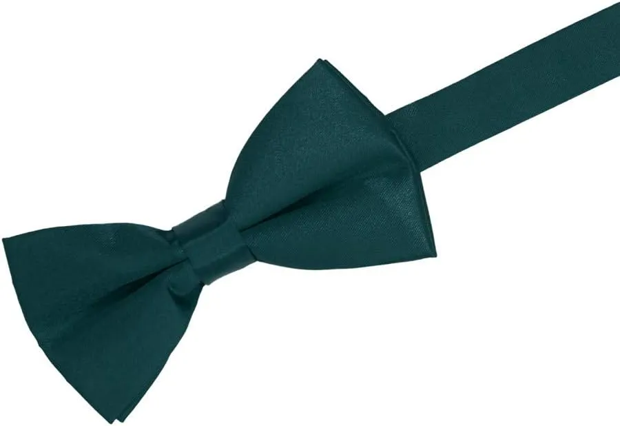 Dan Smith Men's Fashion Italy Series Plain Microfiber Fashion Vest Matching Bow Tie With Bags