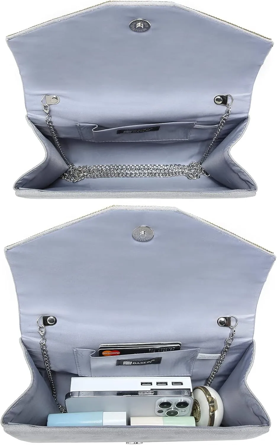 Dasein Women's Evening Bags Formal Party Clutches Wedding Purses Cocktail Prom Handbags