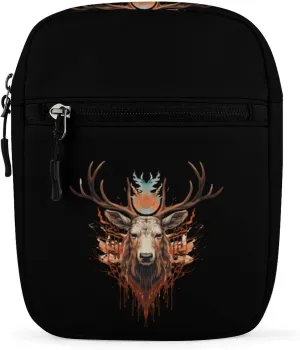 Deer Elks Crossbody Bag Sling Bag Fanny Pack Cross Body Fashion Waist Packs Belt Bag with Adjustable Strap