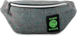 Dime Bags Hemp Waist Pack - Small Hipster Fanny Pack with Adjustable Strap (Aqua)