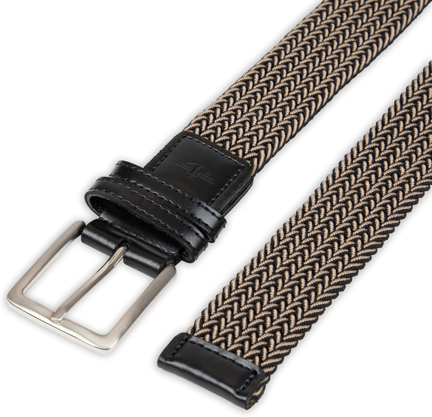 Dockers Men's Casual Everyday Braided Fabric Fully Adjustable Web Belt