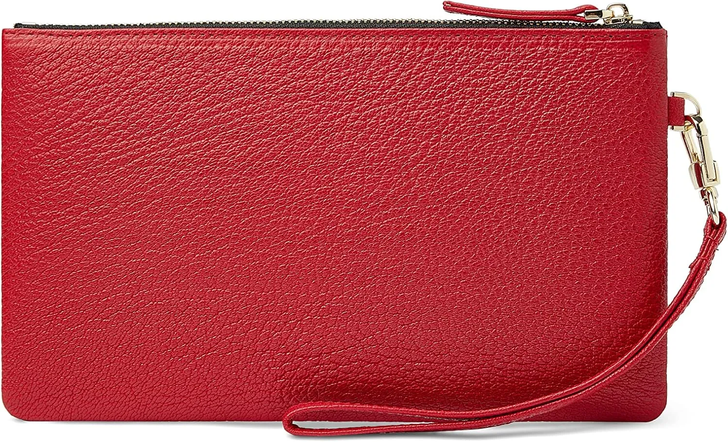 DORIS&JACKY Goatskin Leather Wristlet Clutch Wallet Cute Small Pouch Bag With Strap