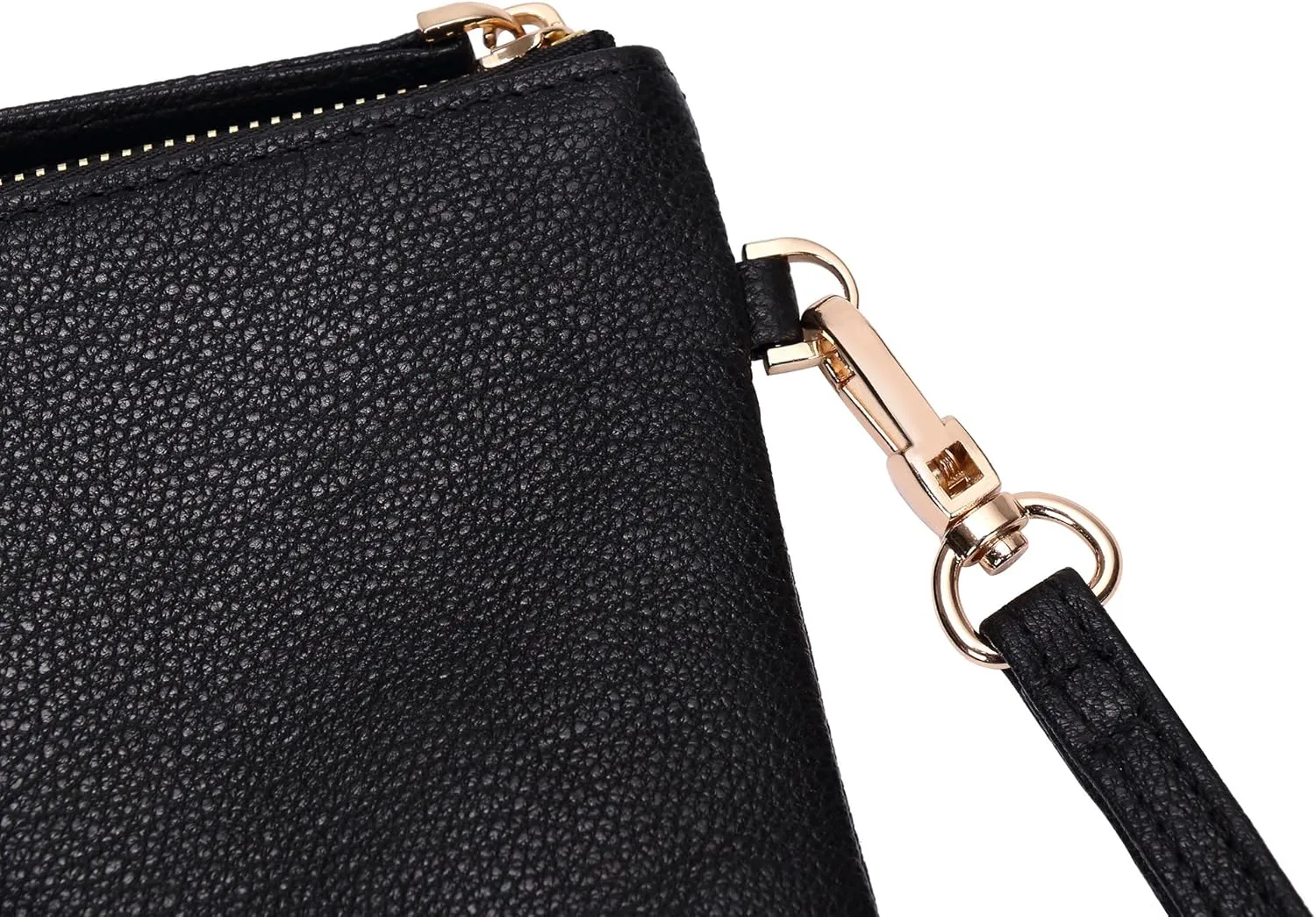DORIS&JACKY Lambskin Leather Wristlet Clutch Purse For Women Large Soft Designer Wallet With Strap…