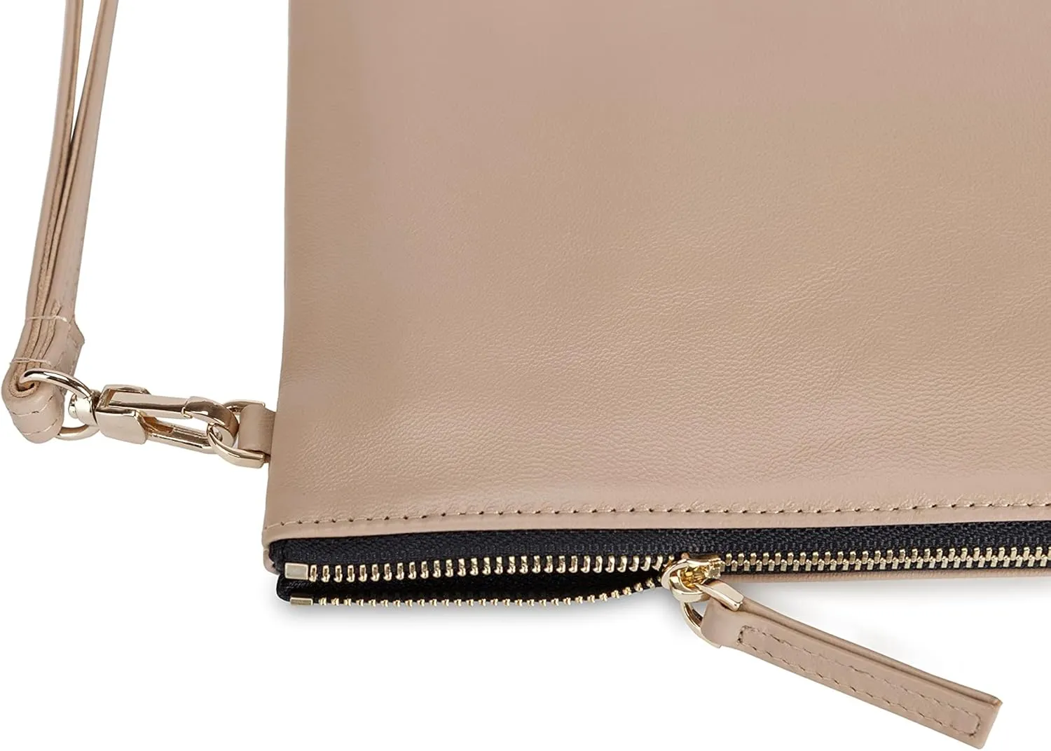 DORIS&JACKY Lambskin Leather Wristlet Clutch Purse For Women Large Soft Designer Wallet With Strap…